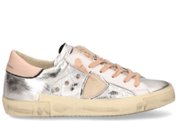 Philippe Model PRSX Metal Zilver/Roze Damessneakers