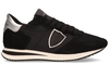 Philippe Model Tropez X Basic Zwart Damessneakers