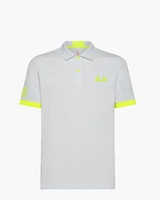 Polo Logo Fluo Wit Heren Poloshirt