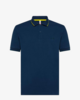 Polo Small Stripe On Collar Donkerblauw Heren Poloshirt