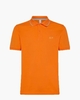 Polo Small Stripe On Collar Oranje Heren Poloshirt