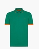 Polo Small Stripes Fluo Groen Heren Poloshirt