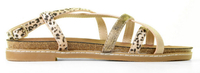 Rapid Soul Kylasha Beige/Goud Damessandalen