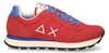 SUN68 Tom Solid Nylon Rood Herensneakers