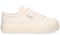 Superga 2631 Stripe Platform Wit Damessneakers