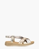 Tampi Goud/Zilver/Brons Damessandalen
