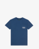 The Mercer Brand Logo Tee Blauw T-Shirt