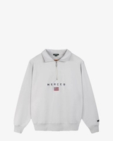 The Quarter Zip Lichtgrijs Sweater