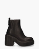Tiggy D263501 Zwart Dames Enkelboots