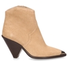 Toral TL-12369 Beige Dames Enkelboots