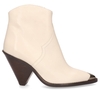 Toral TL-12369 Off-White Dames Enkelboots