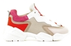Toral TL-12403 Wit/Beige/Roze Damessneakers