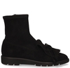 Trumans 9673 Zwart Dames Enkelboots