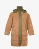 Turner Coat Groen/Cognac Damesjas