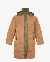 Turner Coat Groen/Cognac Damesjas