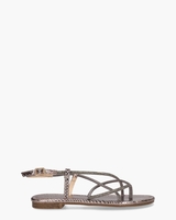 Twiggy Zilvergrijs Damessandalen