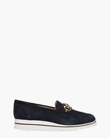 Tyess Donkerblauw Damesloafers
