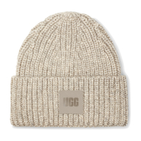 UGG Chunky Rib Beanie Beige/Lichtgrijs Muts