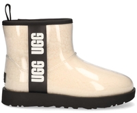 UGG Classic Clear Mini Boot Off-White/Zwart Dames Enkelboots