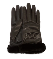 UGG Classic Leather Logo Glove Dameshandschoenen