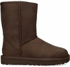 UGG Classic Short Leather Boot Donkerbruin Herenboots