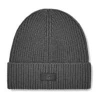 UGG Wide Cuff Rib Beanie Donkergrijs Muts