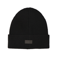 UGG Wide Cuff Rib Beanie Zwart Muts