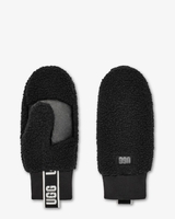 UGGfluff Logo Tape Mitten Black Dameshandschoenen