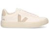 VEJA Campo Chromefree Leather Wit/Beige Damessneakers