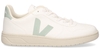 VEJA V-10 CWL Wit/Mintgroen Damessneakers