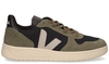 VEJA V-10 Ripstop Zwart/Groen Herensneakers