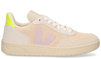 VEJA V-10 Suede Beige/Multicolor Damessneakers