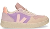 VEJA V-10 Suede Paars/Multicolor Damessneakers