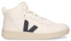 VEJA V-15 Leather Wit/Donkerblauw Damessneakers