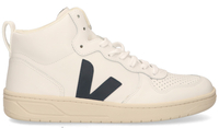 VEJA V-15 Leather Wit/Donkerblauw Herensneakers