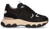 VIA VAI Coco Tye Zwart Damessneakers