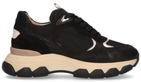 VIA VAI Coco Tye Zwart Damessneakers