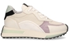 VIA VAI Posy Dash Beige/Lila Damessneakers