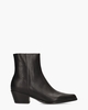 Vieve Zwart Dames Enkelboots