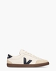 Volley Leather Wit/Donkerblauw