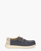 Wally Coastline Jute Donkerblauw Heren Veterschoenen