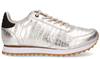Woden Ydun Croco Shiny Zilver Damessneakers