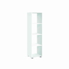Vakkenkast Camiel Wit - 37x33x139 cm
