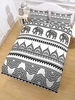 3PCS Ethnic Style Elephant Pattern Bedding Set