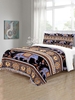 3PCS Ethnic Style Flowers Pattern Bedding Set