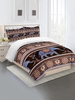 3PCS Ethnic Style Flowers Pattern Bedding Set