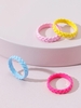 4 Pcs Braided Spray Paint Ring Set
