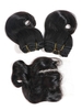 4Pcs Body Wave Human Hair Weft with 4*4 Lace Closure