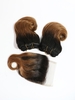 4Pcs Body Wave Human Hair Weft with 4*4 Lace Closure