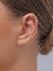 4Pcs Hollow Out Clip-on Earrings